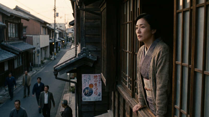 物思いにふけりながら窓の外を見つめる女性のイメージ